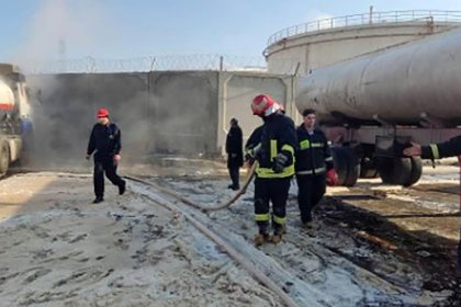 Fire at Kermanshah Oil Company Warehouse
