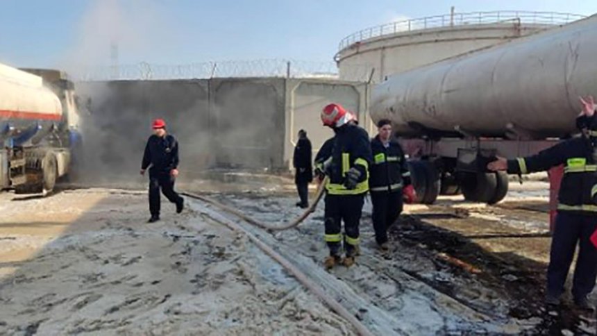 Fire at Kermanshah Oil Company Warehouse