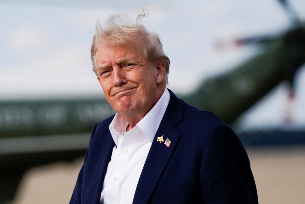 Trump's Speech Began with a Joke about Military Obedience