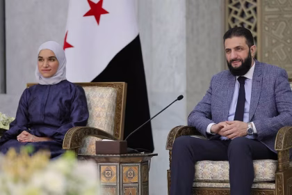 The Head of the Syrian Interim Government Attends Idlib University Graduation Ceremony with His Wife