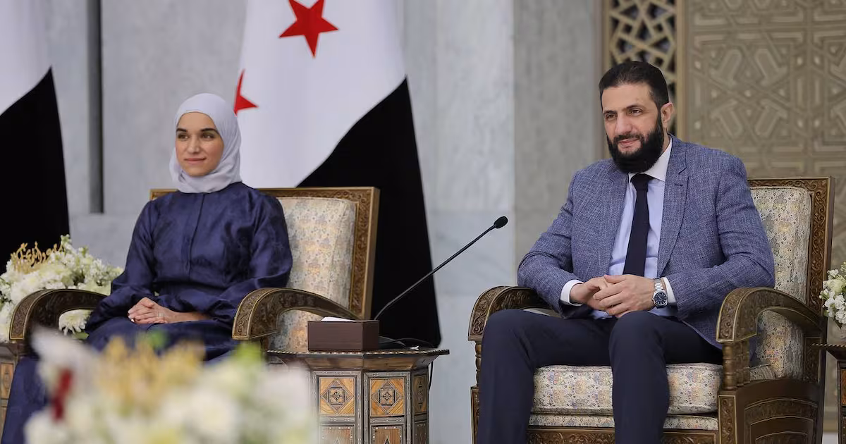 The Head of the Syrian Interim Government Attends Idlib University Graduation Ceremony with His Wife