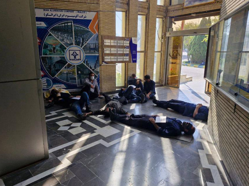 Deterioration of the Condition of Several Arak Aluminum Workers Following a Dry Hunger Strike