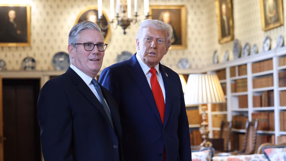 Signing of Technology Flourishing Agreement Between Trump and Starmer
