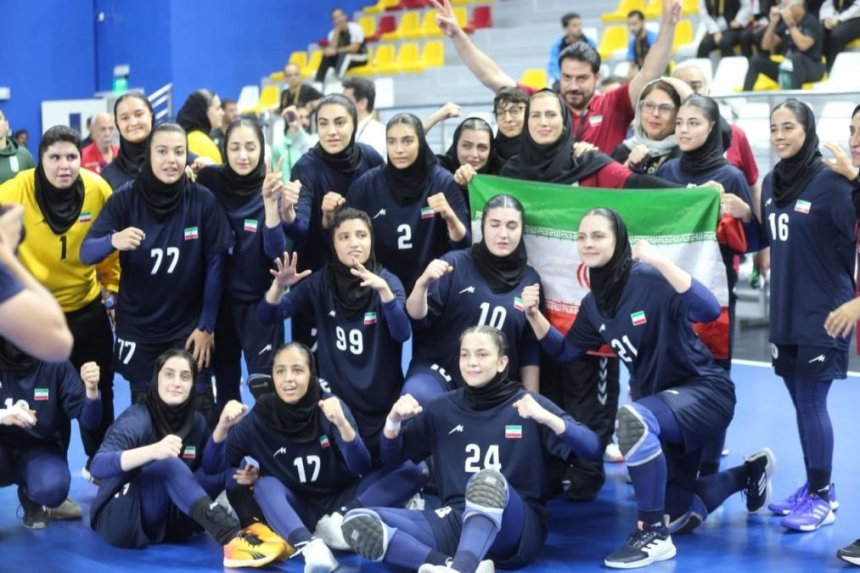Iranian Handball Girls Crowned Champions at Asian Youth Games