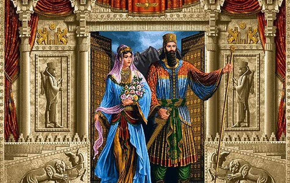 Image of Cyrus the Great and Cassandane on the Back of a Truck Impresses Users