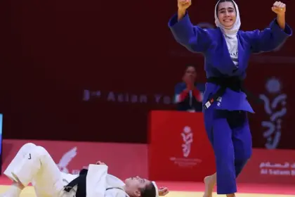 Mahsa Shakibaei Wins Gold Medal in Judo at Asian Youth Games