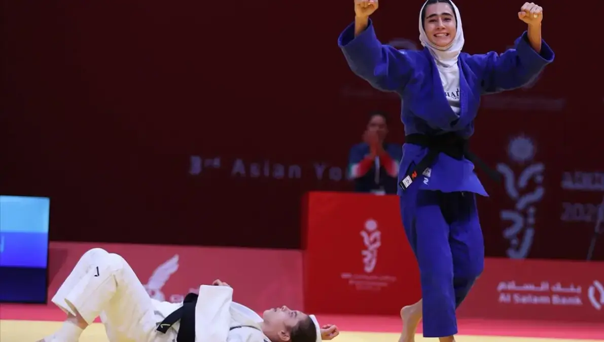 Mahsa Shakibaei Wins Gold Medal in Judo at Asian Youth Games