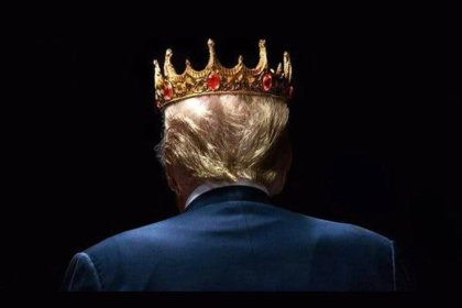 The White House Reposted an Image of Trump in Royal Attire with a Sword