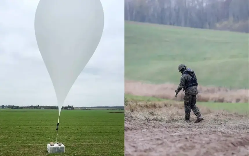Entry of Balloons Carrying Smuggled Cigarettes to Lithuania Shut Down Vilnius Airport