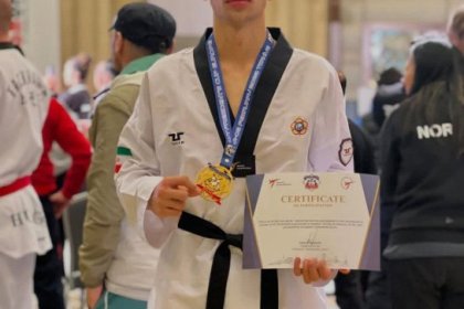 Abolfazl Zandi Became World Champion in Taekwondo
