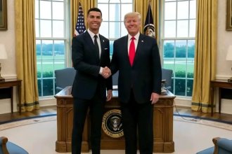 Trump's Friendly Meeting with Cristiano Ronaldo at the White House