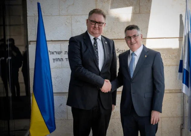 Israeli Foreign Minister and Ukrainian Deputy Prime Minister Meet to Discuss Threats from the Islamic Republic