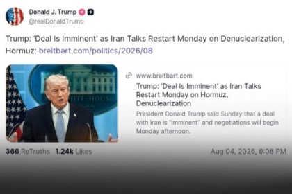Trump Agreement is on the Verge of Finalization