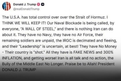 Trump's Claim: We Will Maintain Full Control of the Strait of Hormuz
