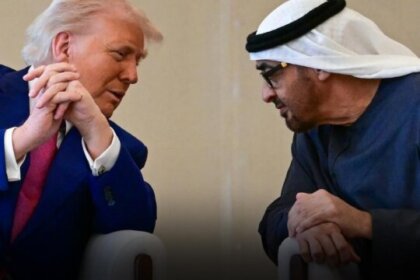 Consultation between Bin Zayed and Trump on Regional Developments
