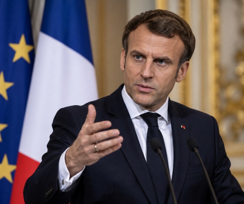 Macron Calls for Diplomatic Solution to Ensure Freedom of Navigation in the Strait of Hormuz