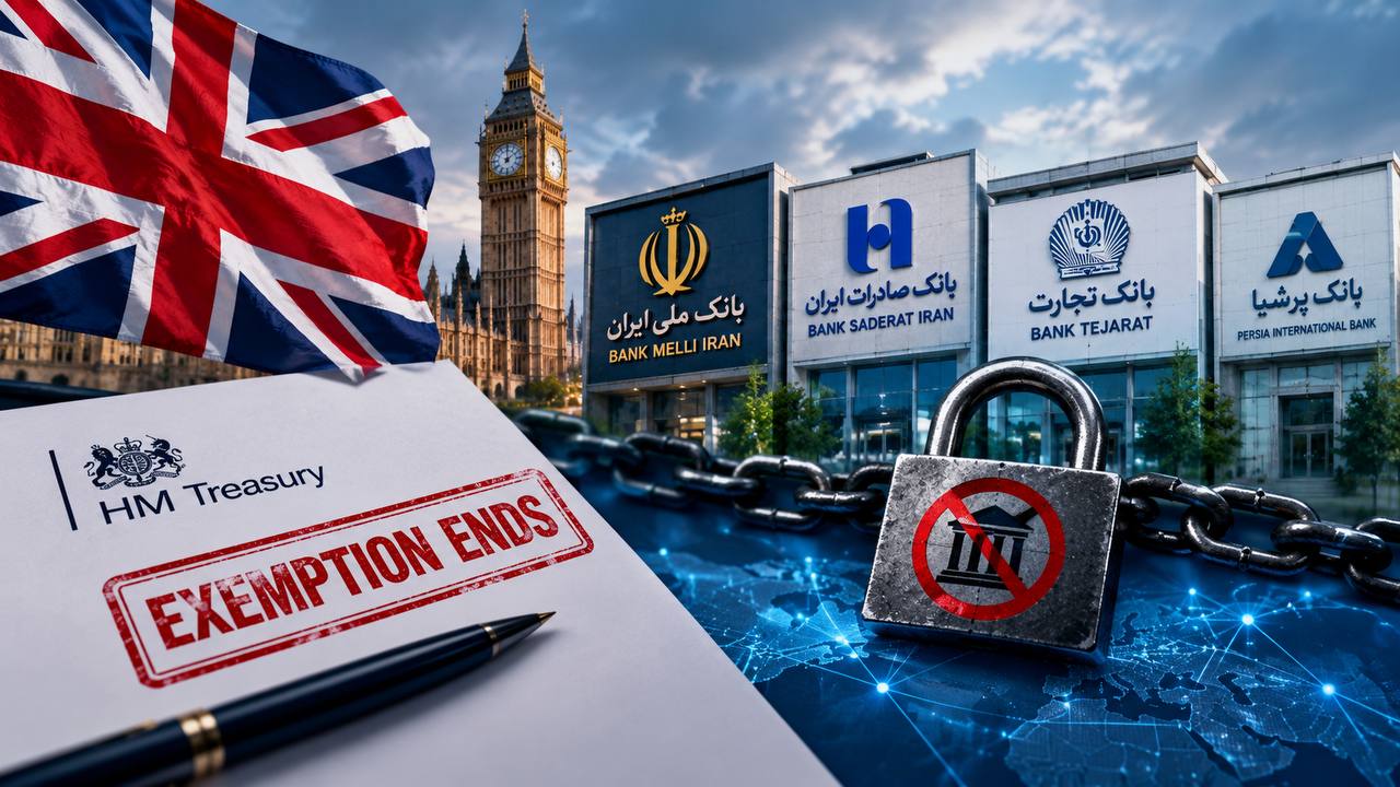 Britain Revokes Banking Exemptions for Four Iranian Banks